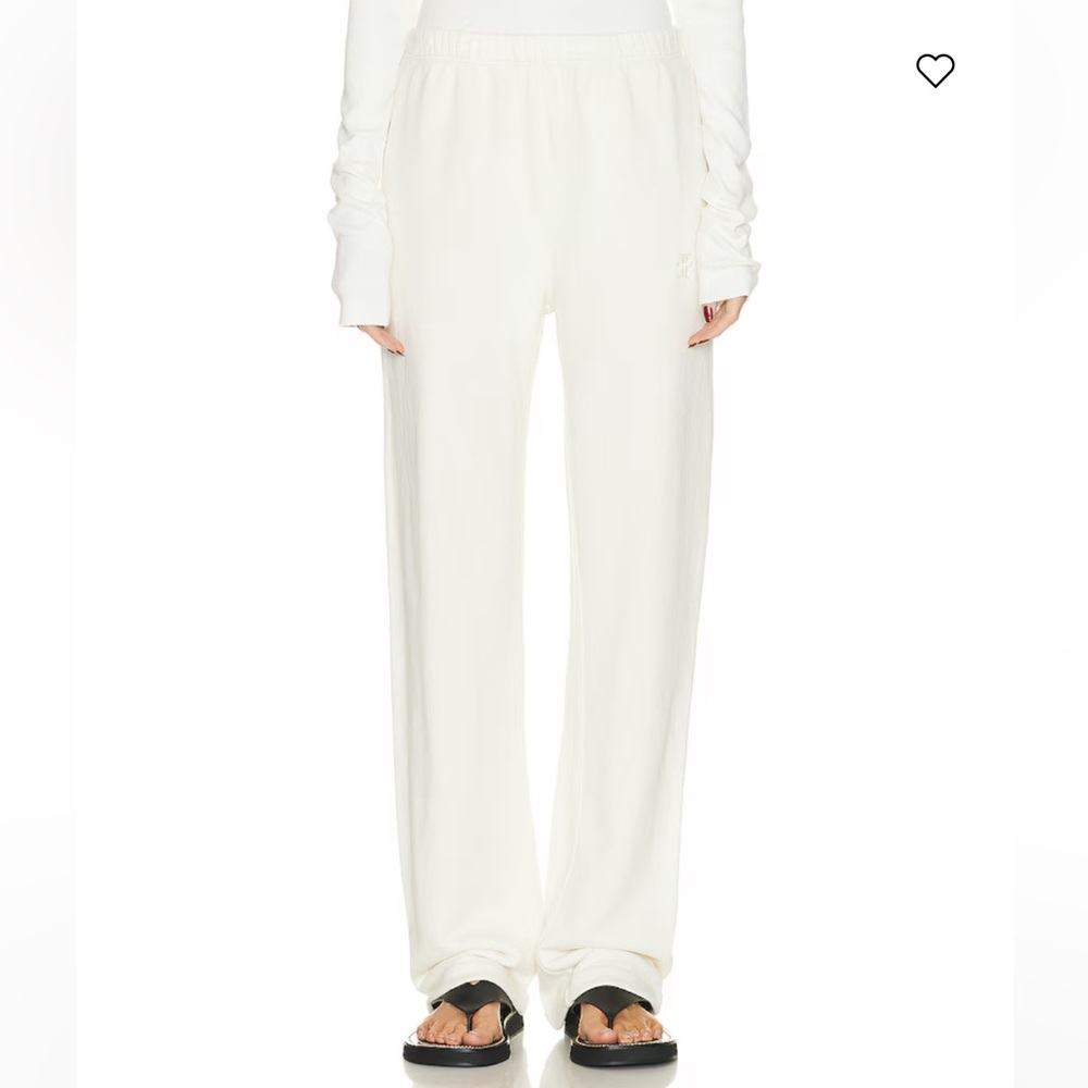 Eterne Straight Leg Sweatpants in White